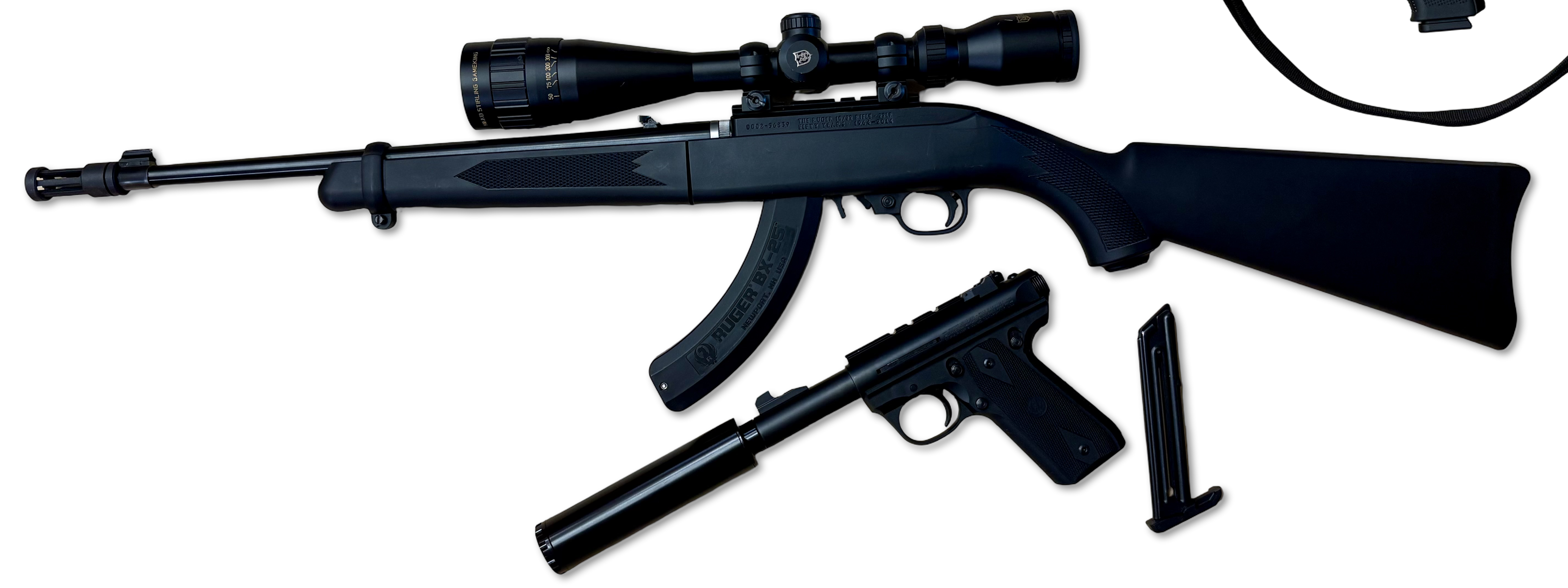 Ruger 10/22 mit der Ruger Mark IV