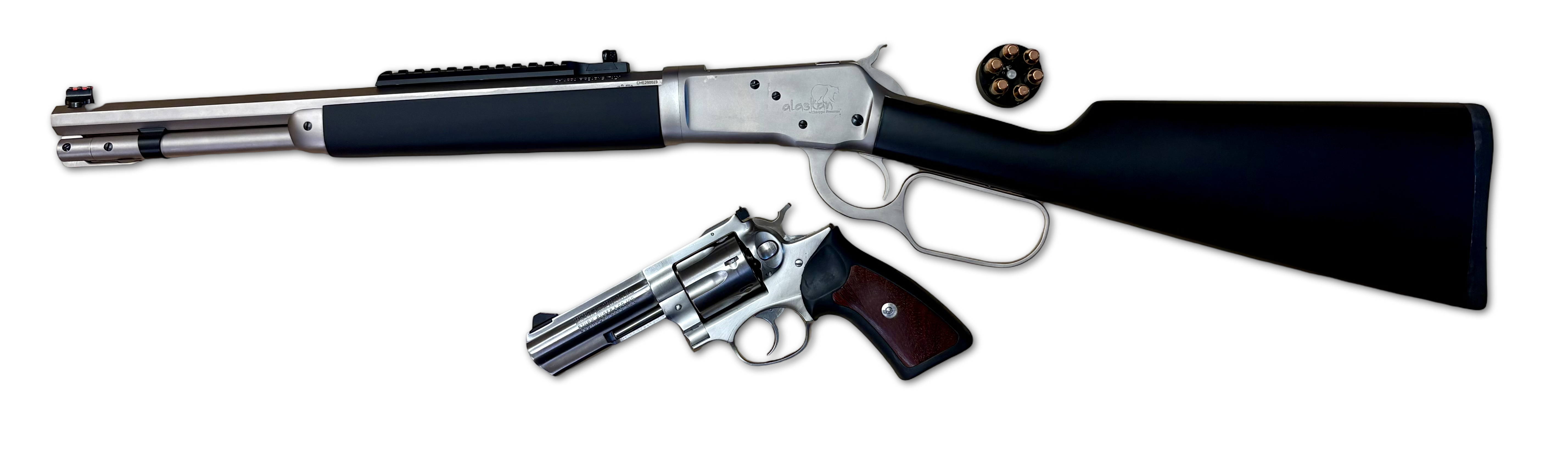 Chiappa 1892 Alaskan Takedown + Ruger GP100